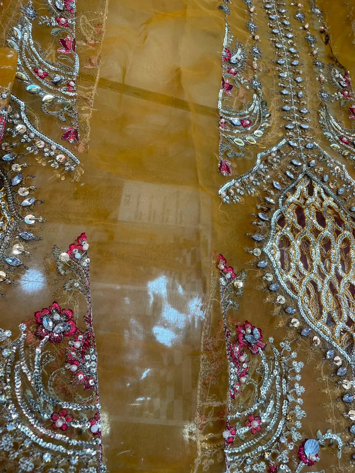 Maria b Mbroidered Wedding Maxi  BD-2907