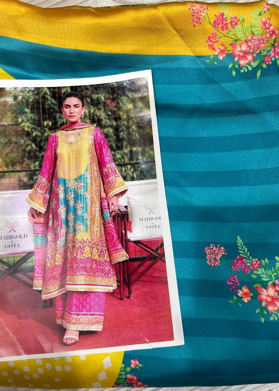 ANSAB JAHANGIR SILK PRINT