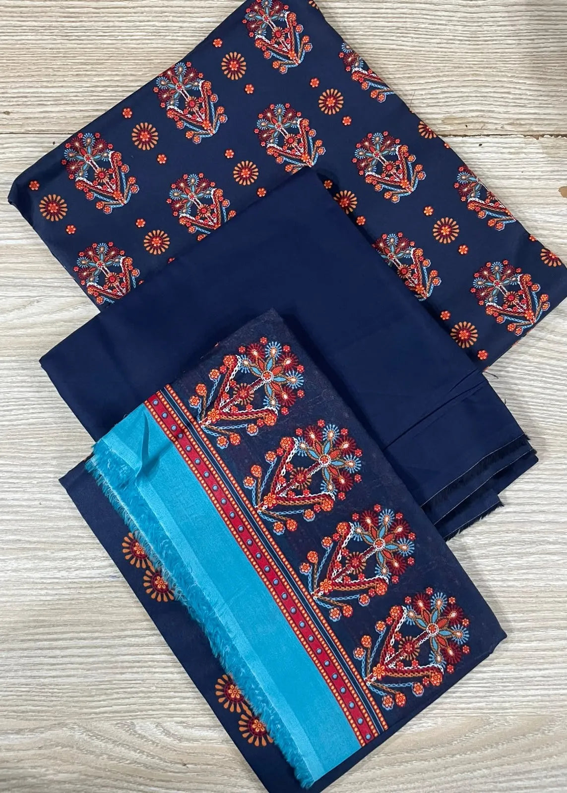 ORIENT BASIC LAWN COLLECTION 3 PIECE VOL 6 UNSTITCHED