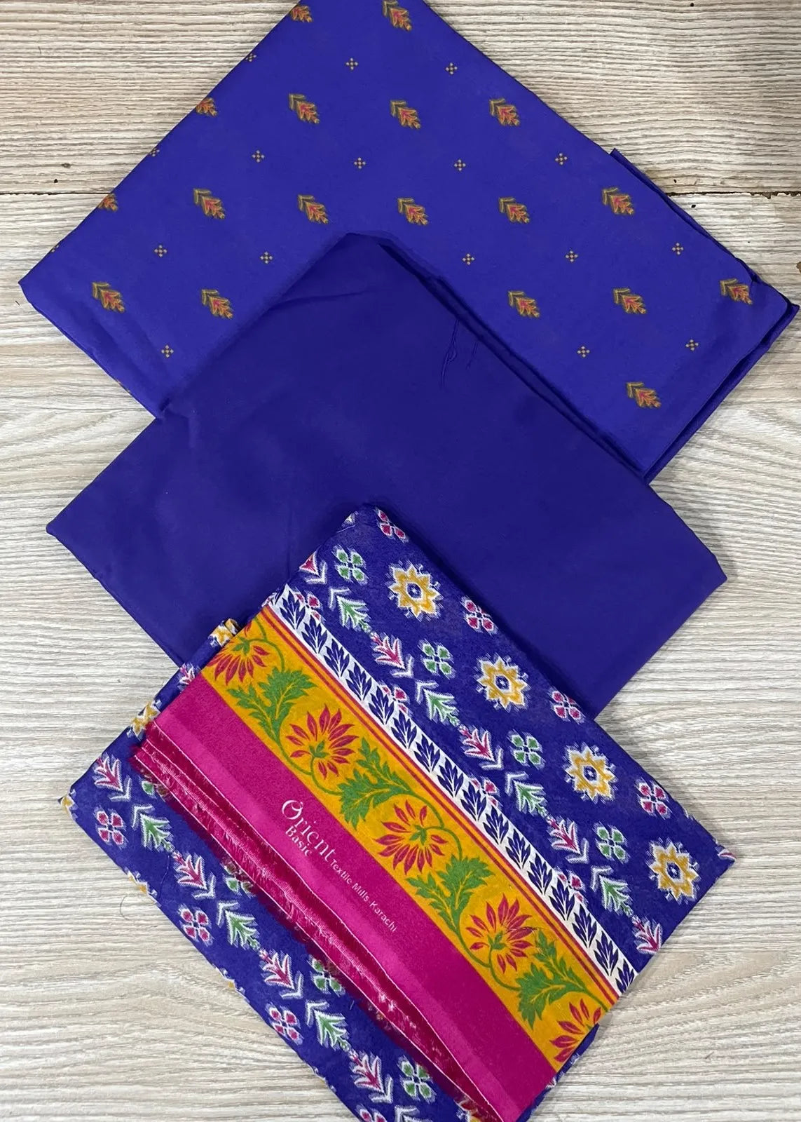 ORIENT BASIC LAWN COLLECTION 3 PIECE VOL 6 UNSTITCHED