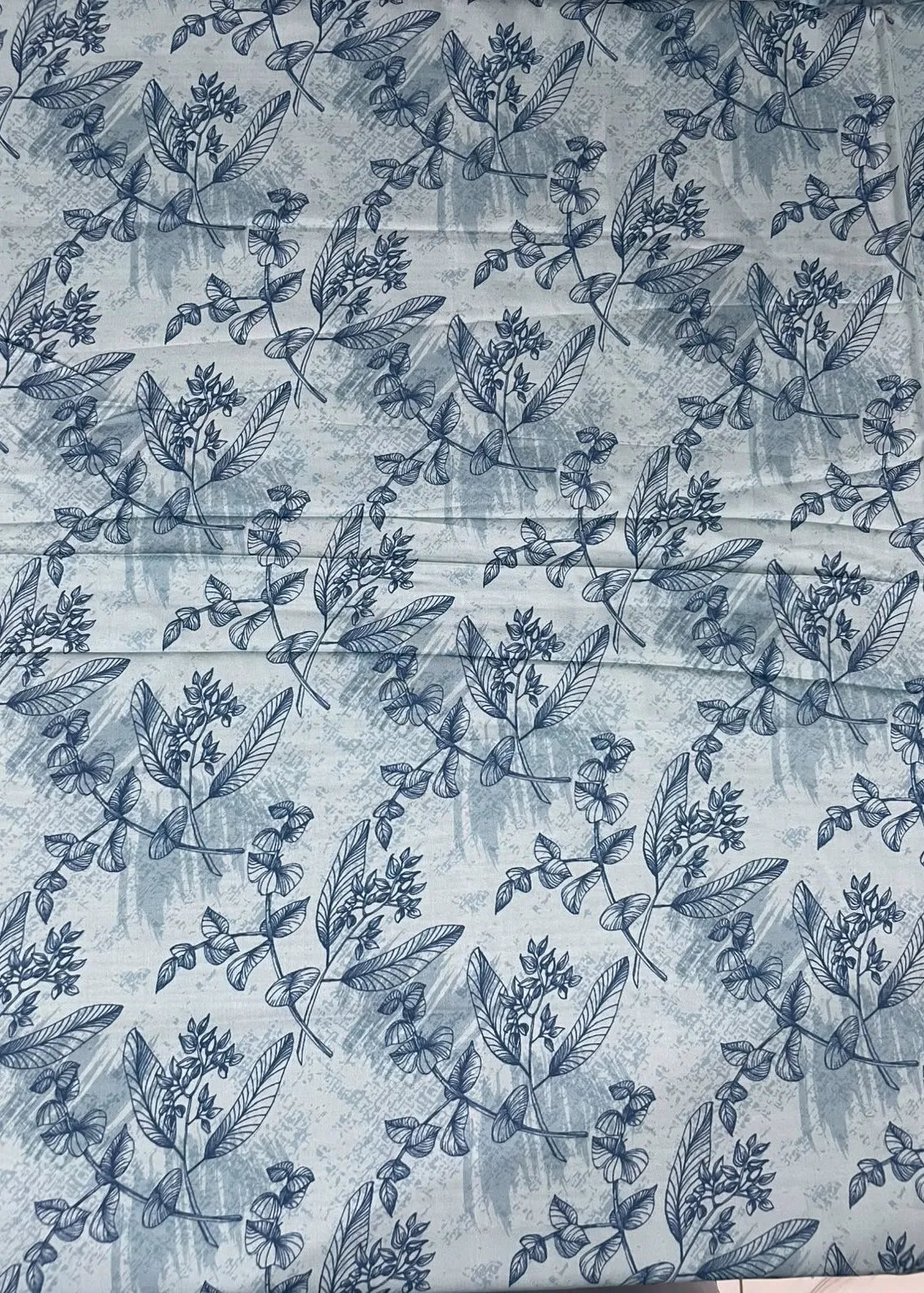 VISCOSE LINEN DIGITAL PRINTED SUIT 3 PIECE UNSTITCHED D-1