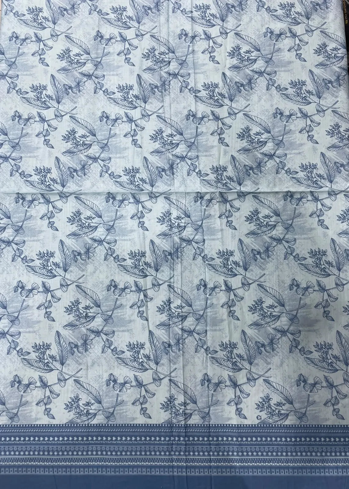 VISCOSE LINEN DIGITAL PRINTED SUIT 3 PIECE UNSTITCHED D-1
