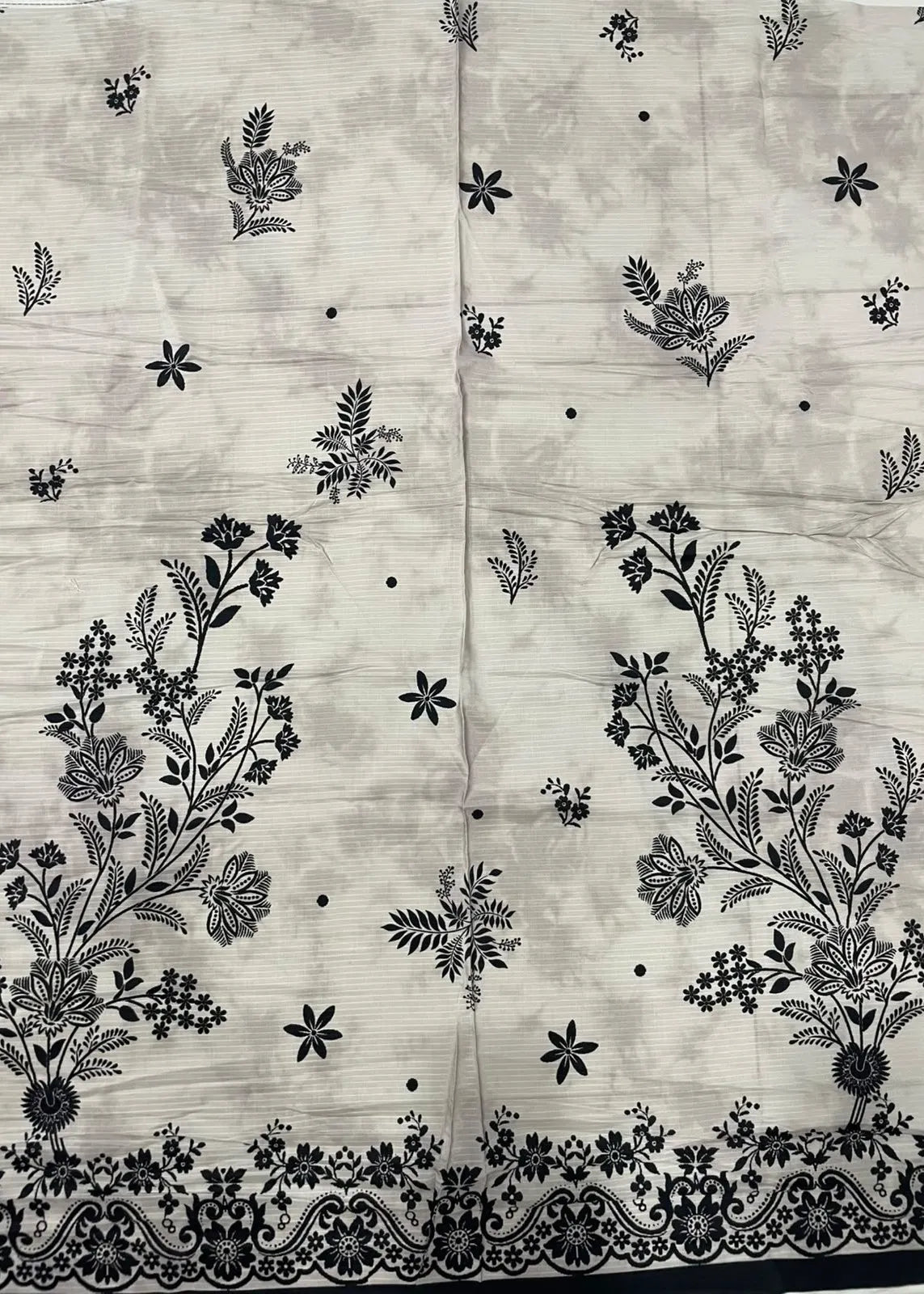 VISCOSE LINEN DIGITAL PRINTED SUIT 3 PIECE UNSTITCHED D-3