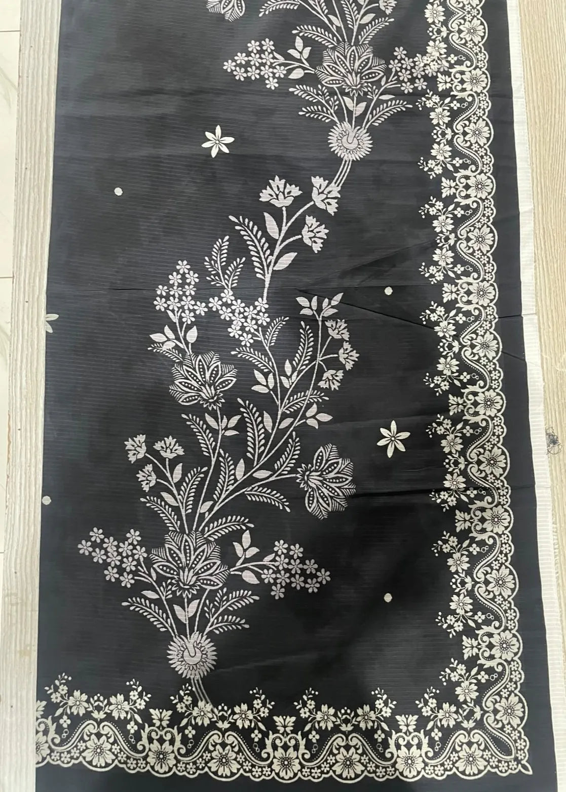VISCOSE LINEN DIGITAL PRINTED SUIT 3 PIECE UNSTITCHED D-3