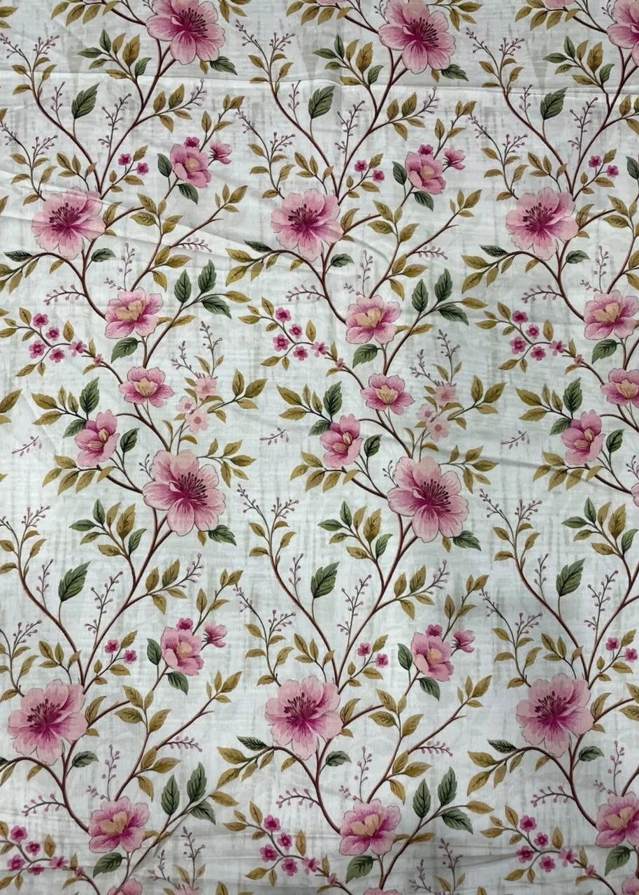 VISCOSE LINEN DIGITAL PRINTED SUIT 3 PIECE UNSTITCHED D-4