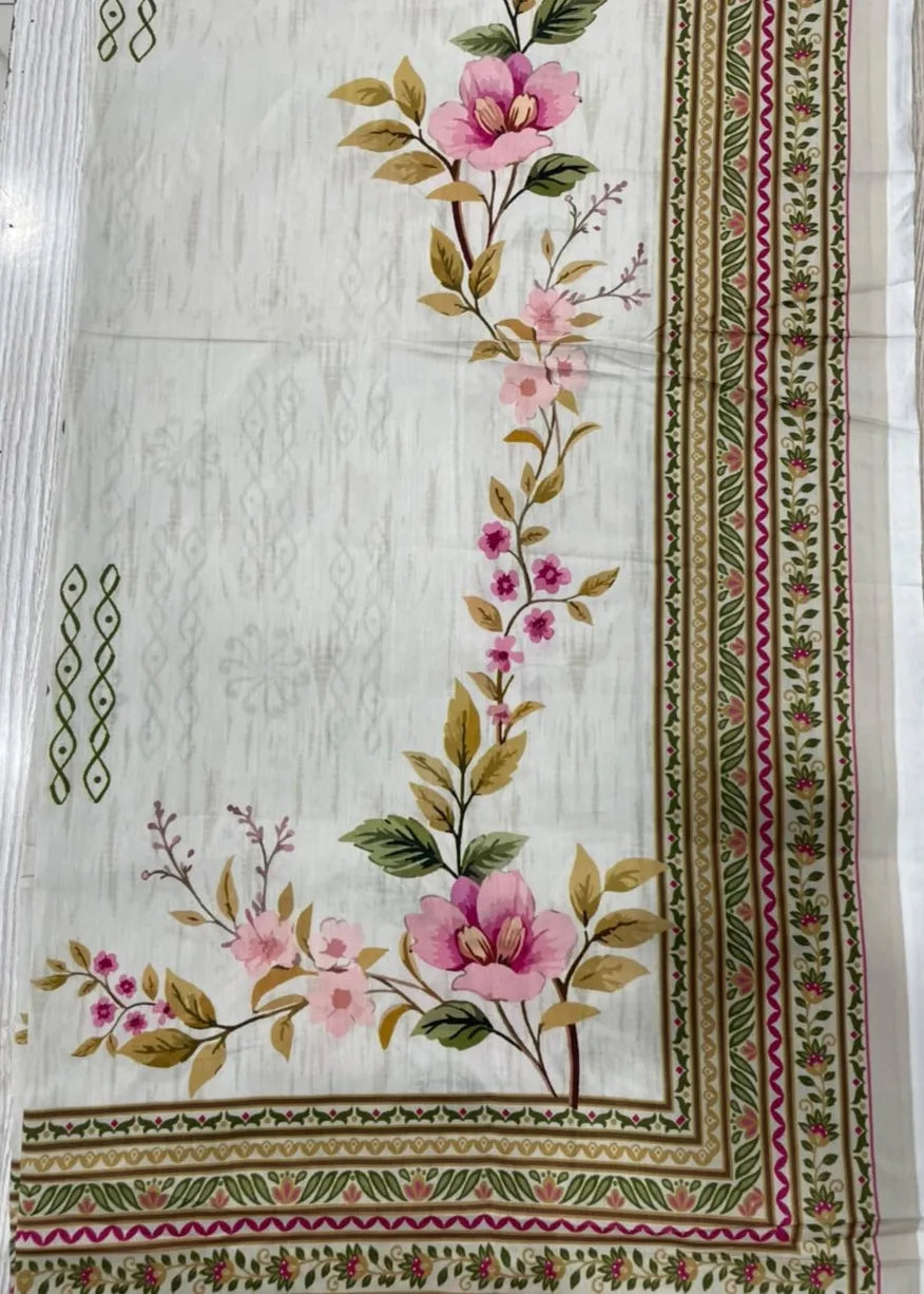 VISCOSE LINEN DIGITAL PRINTED SUIT 3 PIECE UNSTITCHED D-4