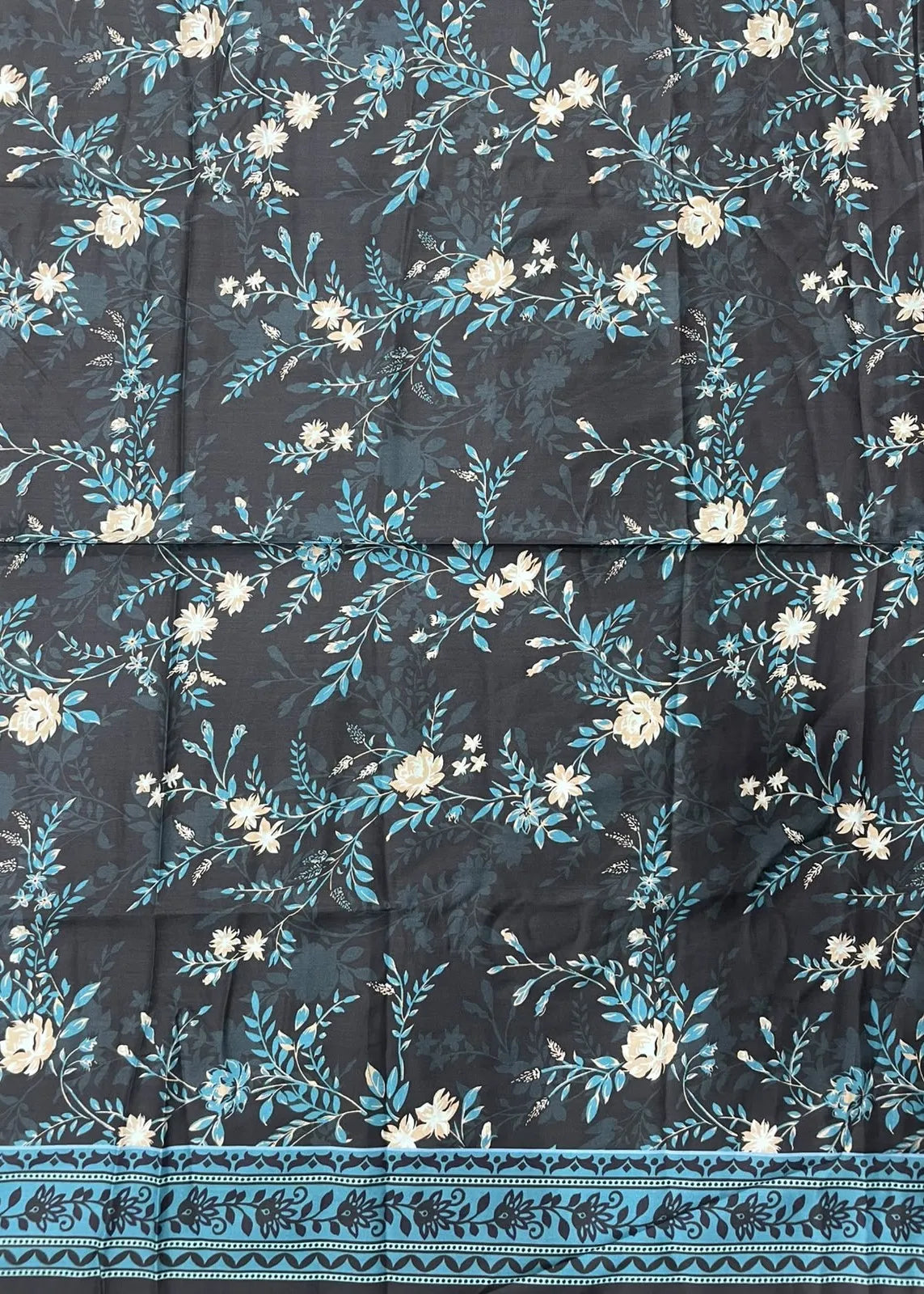 VISCOSE LINEN DIGITAL PRINTED SUIT 3 PIECE UNSTITCHED D-8