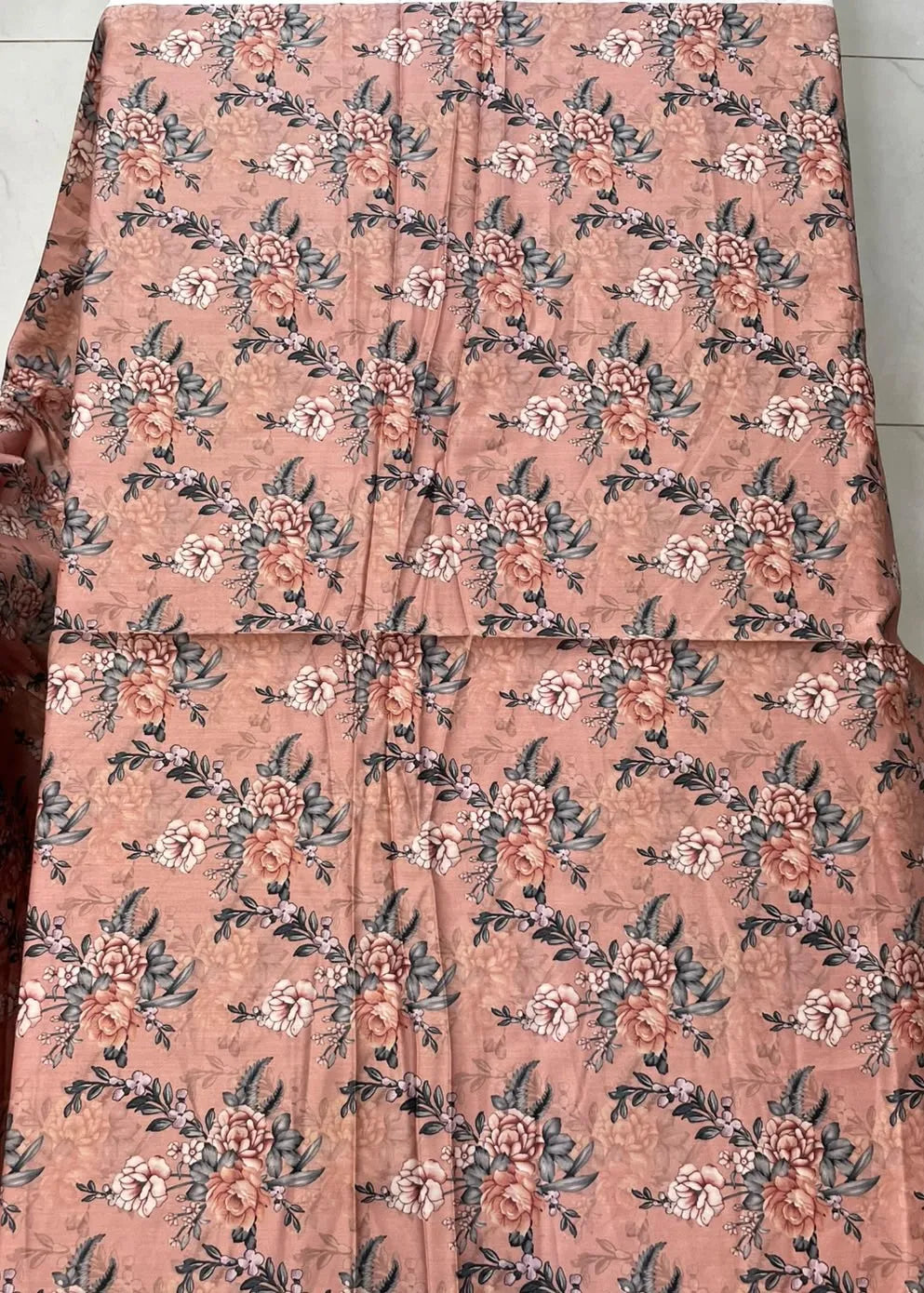 VISCOSE LINEN DIGITAL PRINTED SUIT 3 PIECE UNSTITCHED D-11