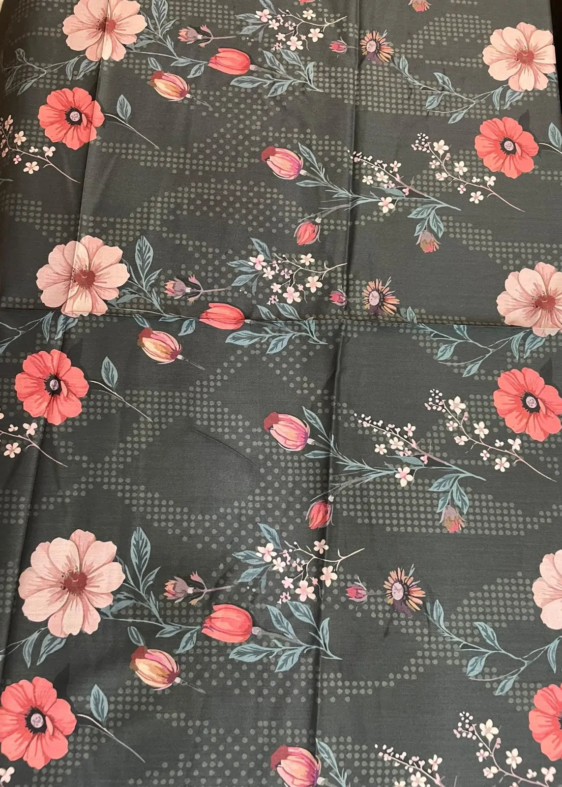 VISCOSE LINEN DIGITAL PRINTED SUIT 3 PIECE UNSTITCHED D-17