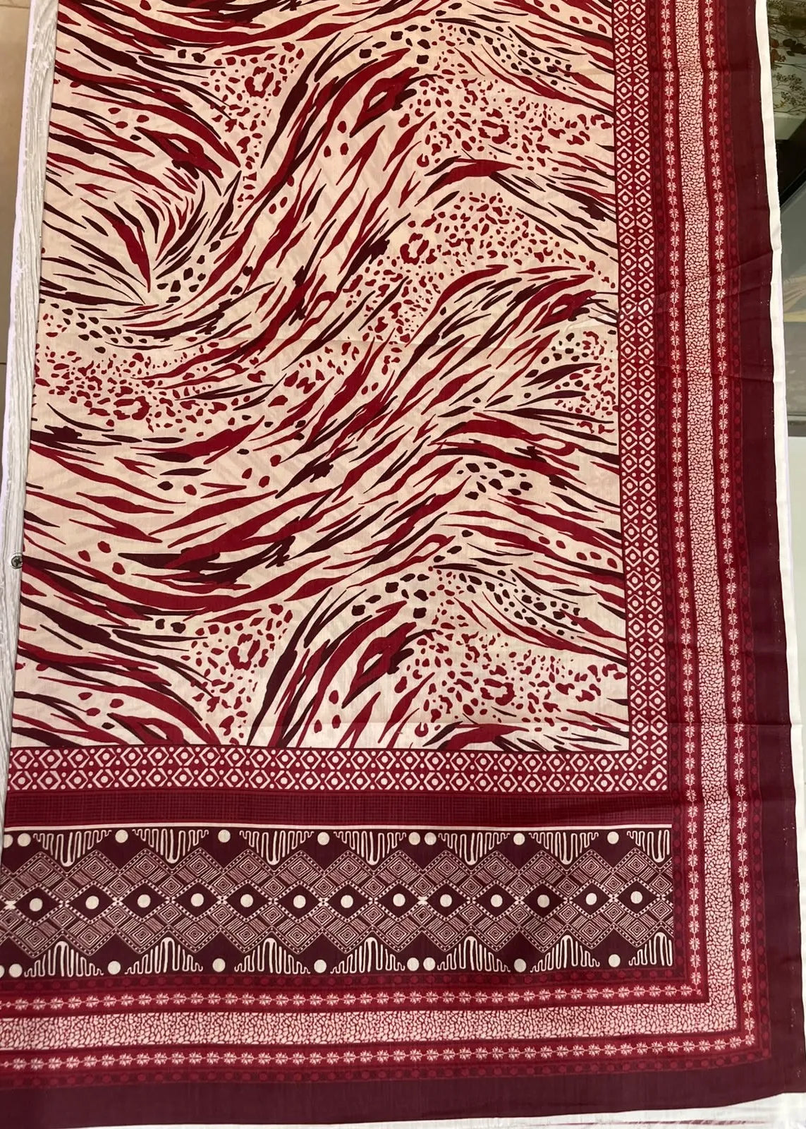 VISCOSE LINEN DIGITAL PRINTED SUIT 3 PIECE UNSTITCHED D-20