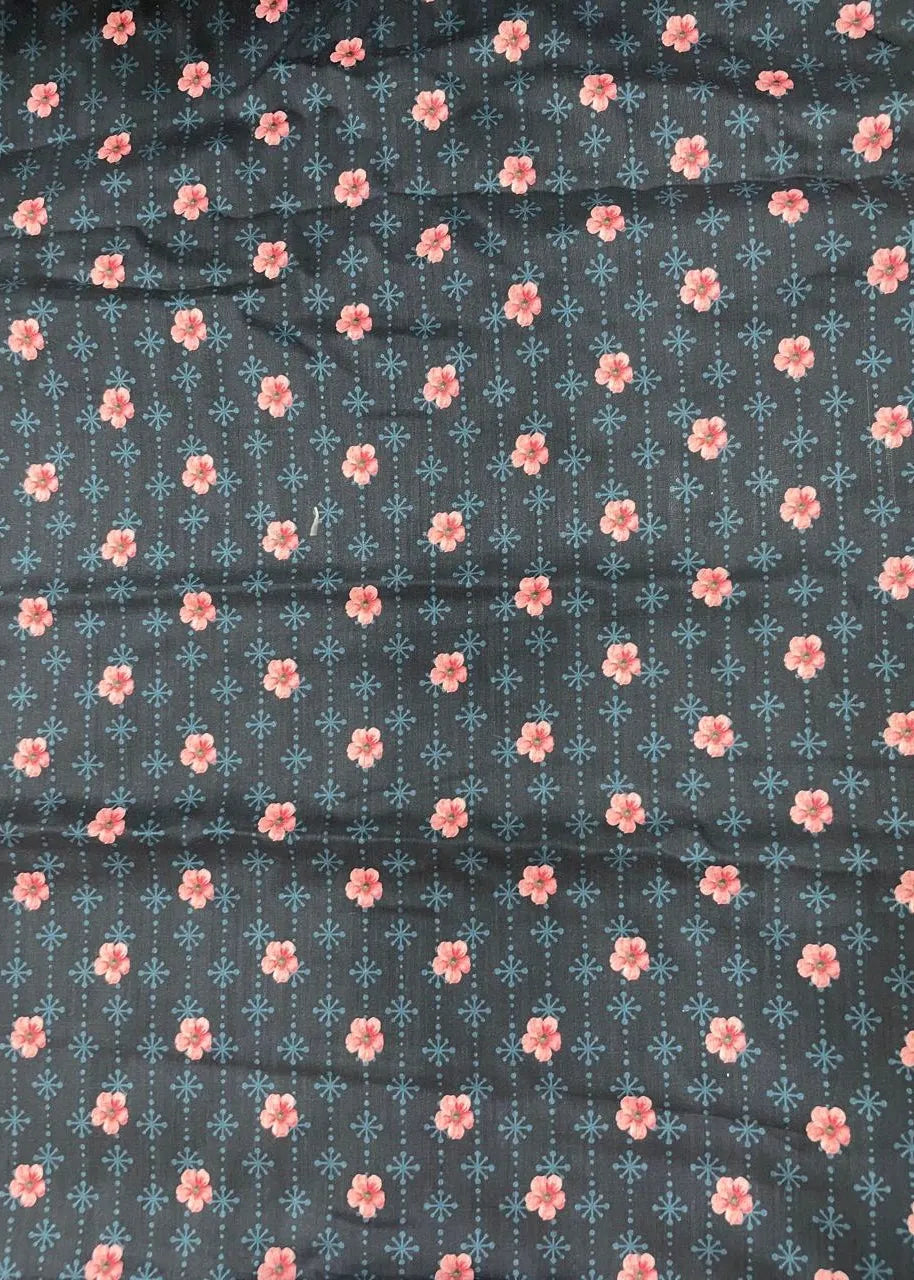 VISCOSE LINEN DIGITAL PRINTED SUIT 3 PIECE UNSTITCHED D-22