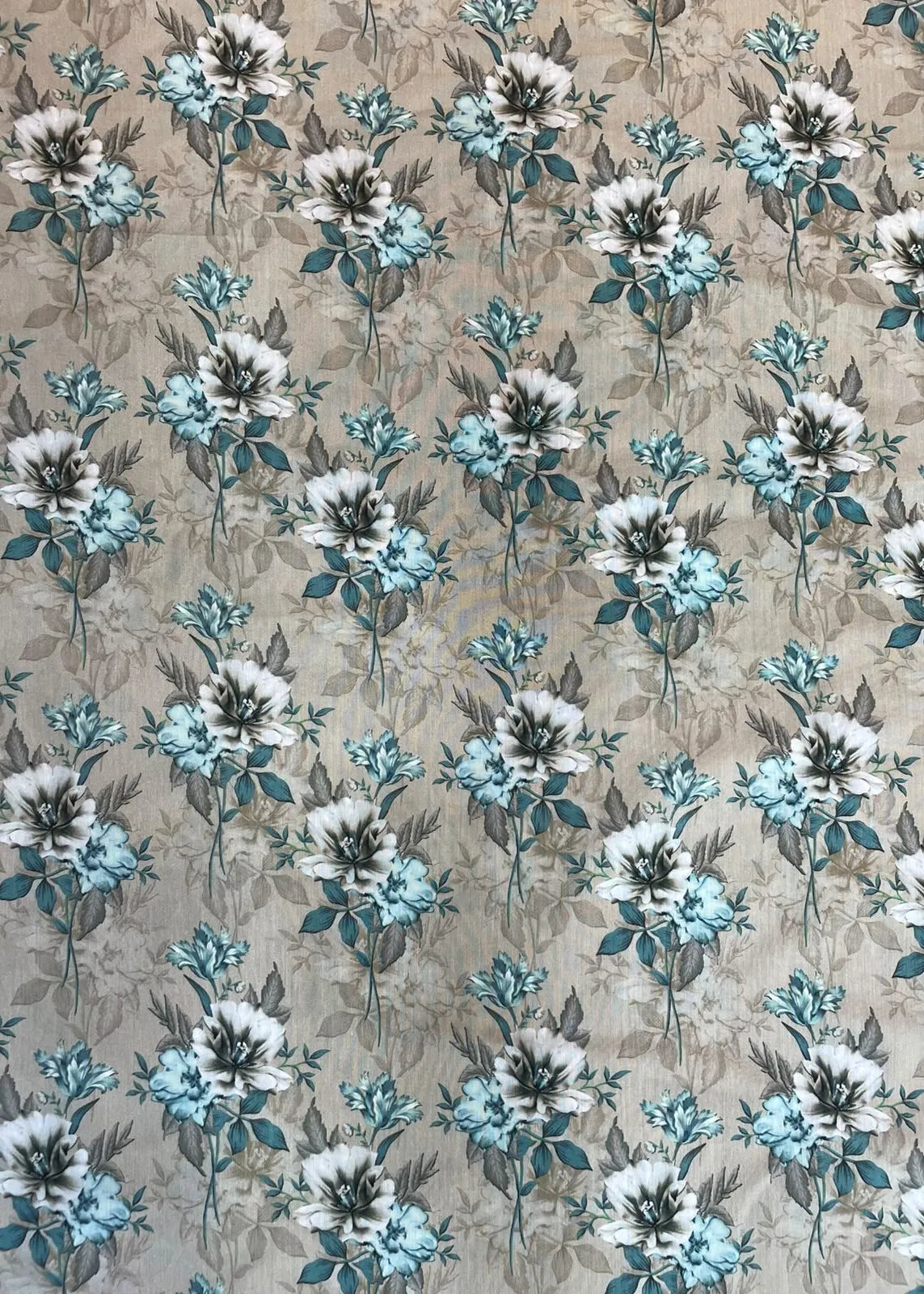 VISCOSE LINEN DIGITAL PRINTED SUIT 3 PIECE UNSTITCHED D-23