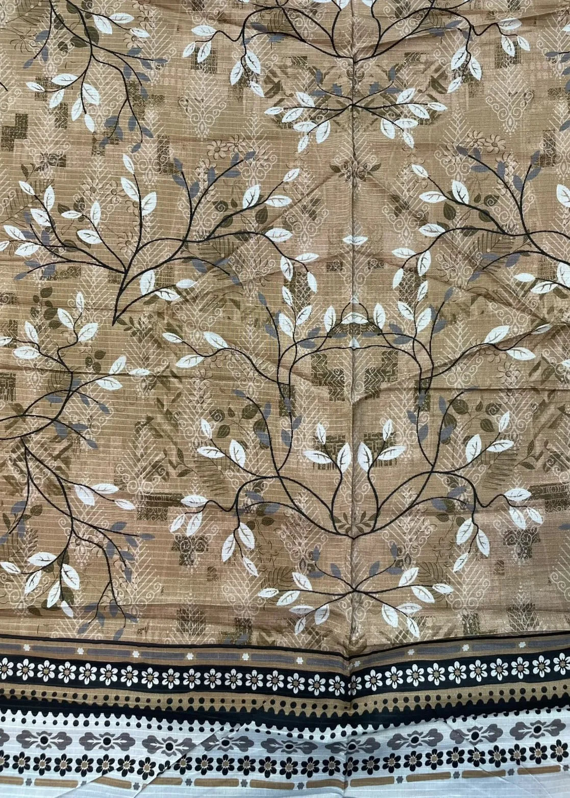 VISCOSE LINEN DIGITAL PRINTED SUIT 3 PIECE UNSTITCHED D-29