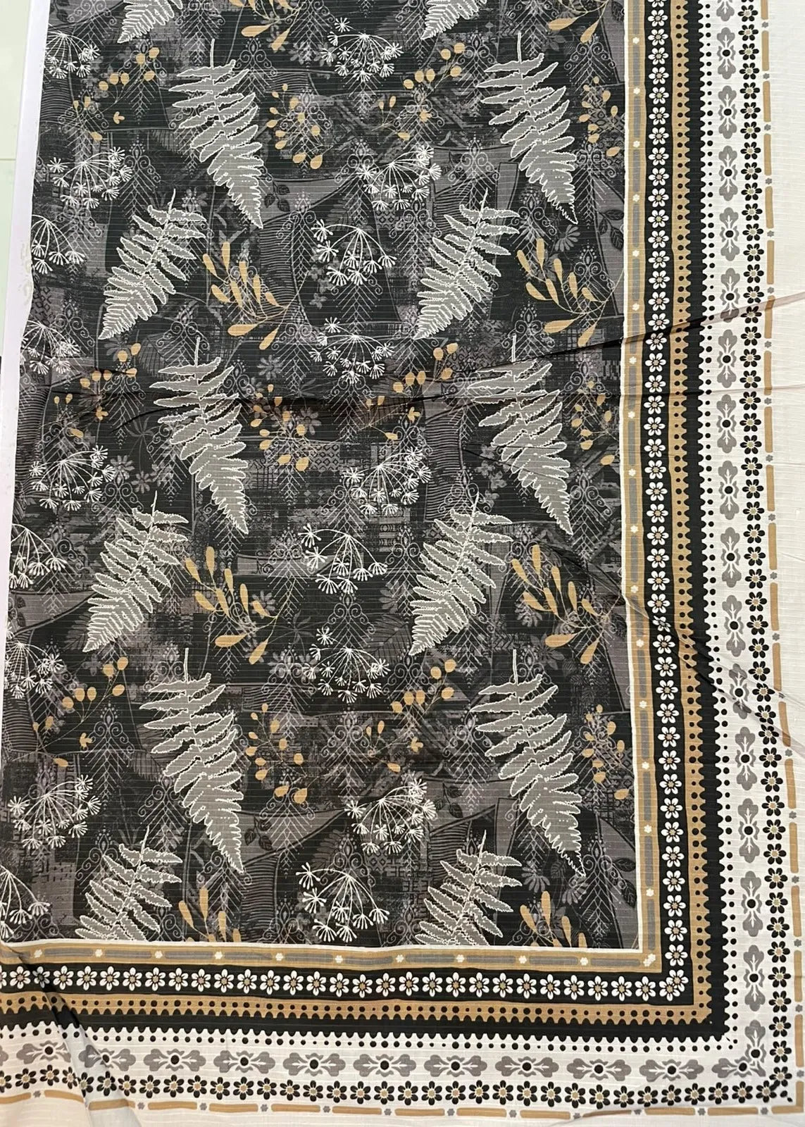 VISCOSE LINEN DIGITAL PRINTED SUIT 3 PIECE UNSTITCHED D-29