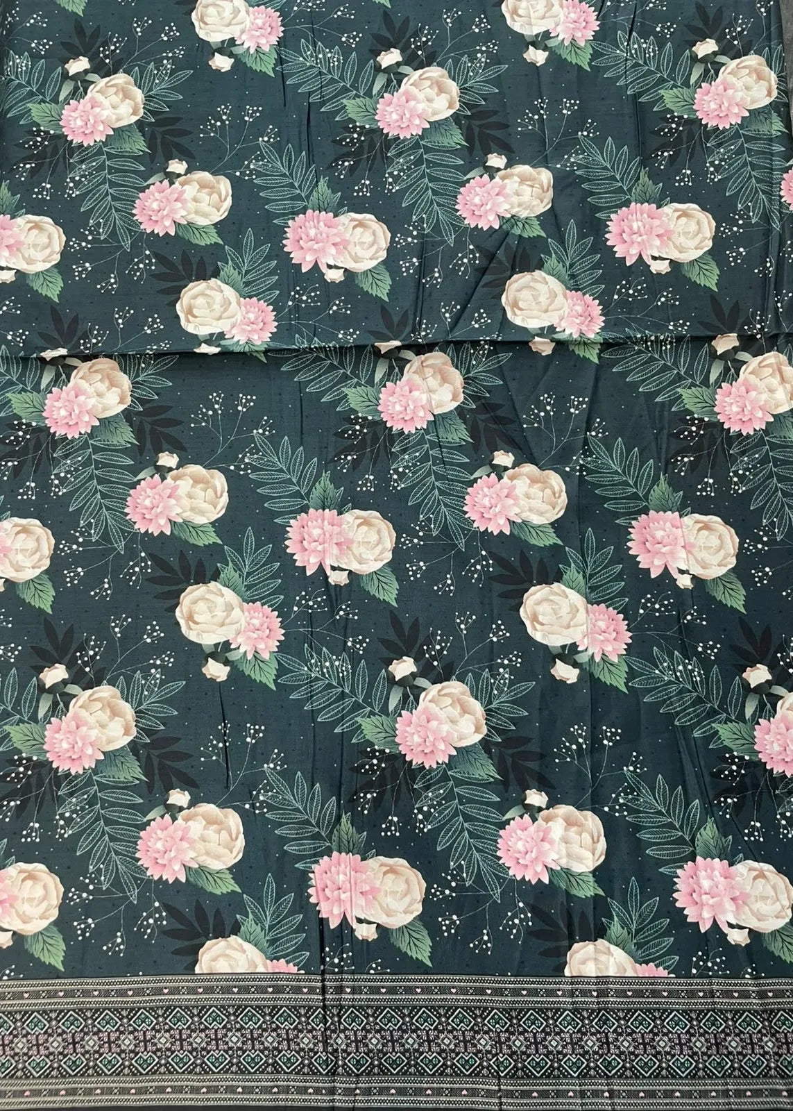 VISCOSE LINEN DIGITAL PRINTED SUIT 3 PIECE UNSTITCHED D-30