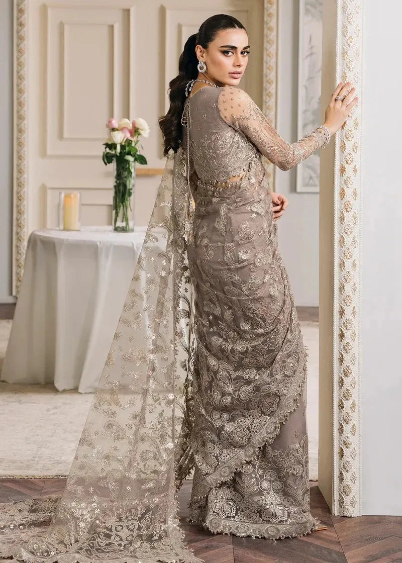 BAROQUE CHANTELLE EMBROIDERED LUXURY NET SAREE BQU-CH12-D06