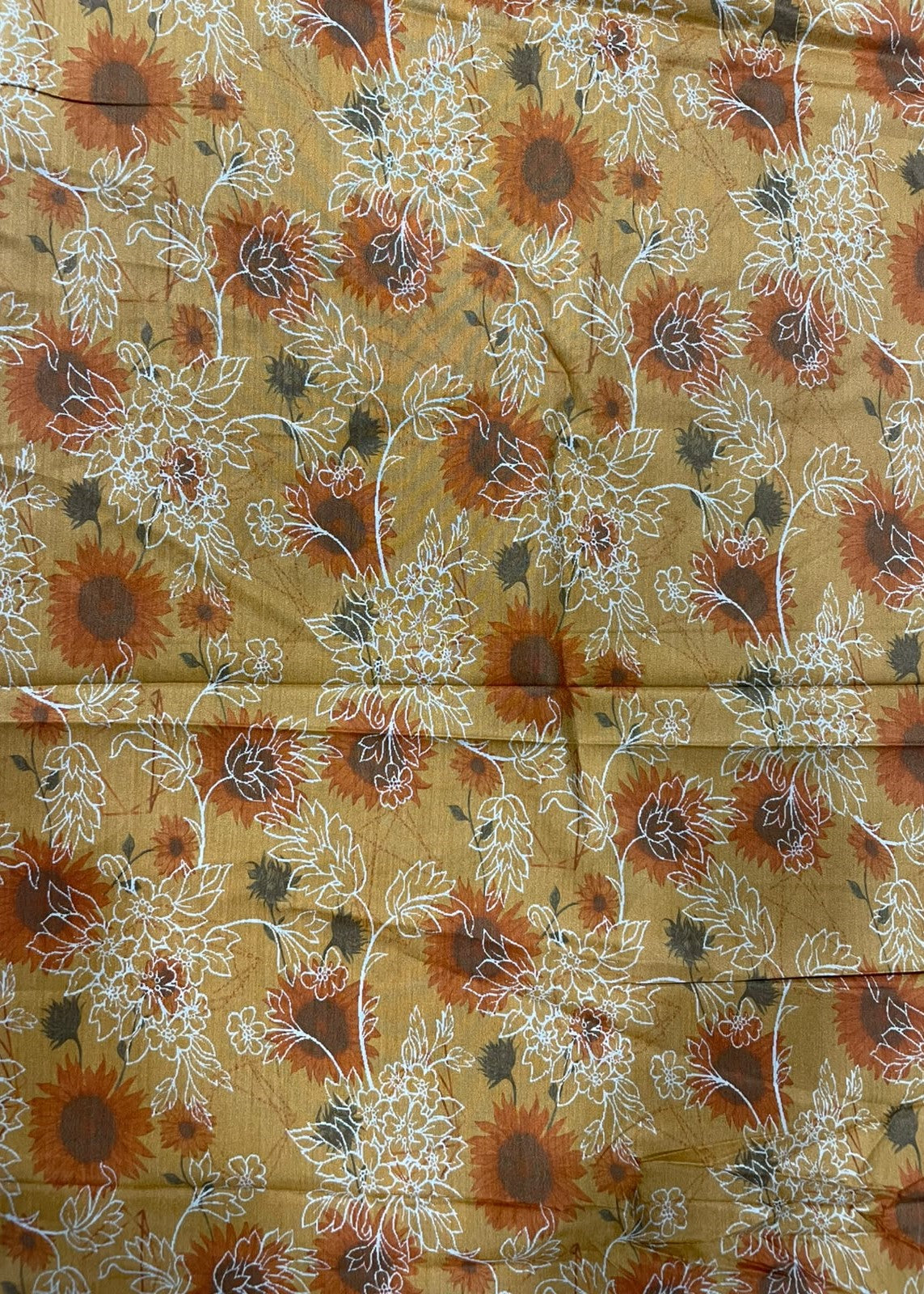 VISCOSE LINEN DIGITAL PRINTED SUIT 3 PIECE UNSTITCHED D-5