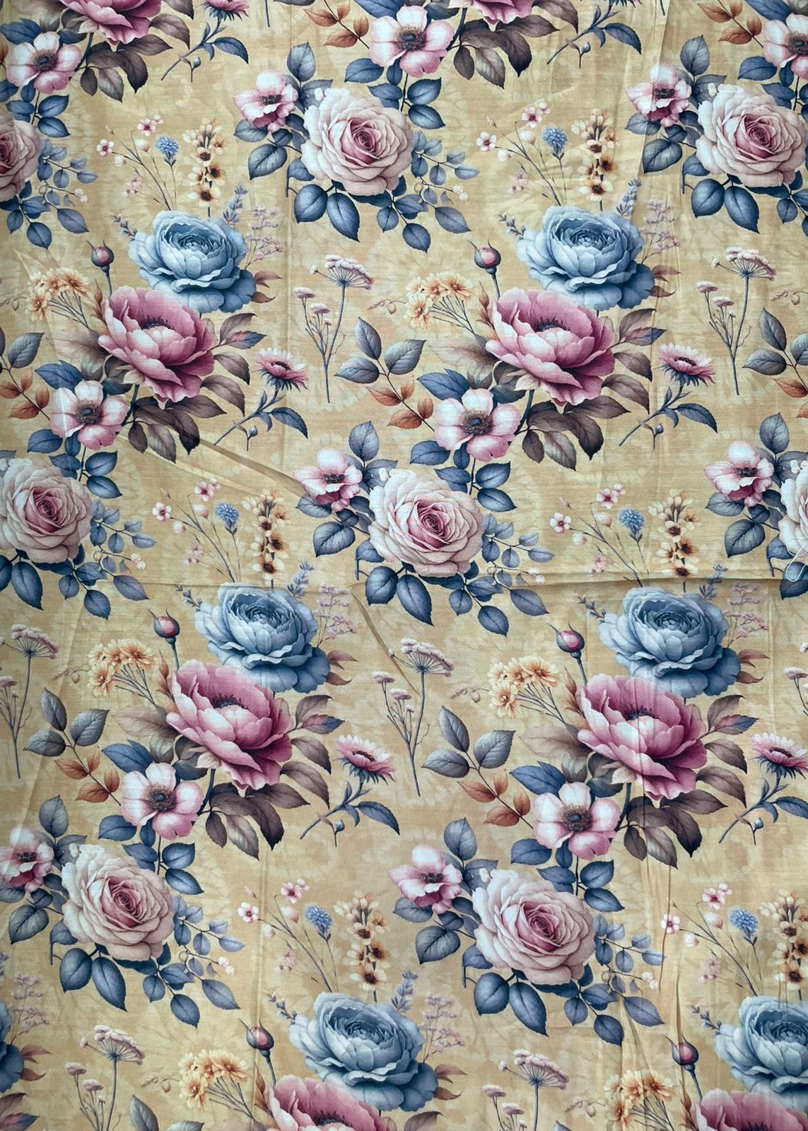 VISCOSE LINEN DIGITAL PRINTED SUIT 3 PIECE UNSTITCHED D-16