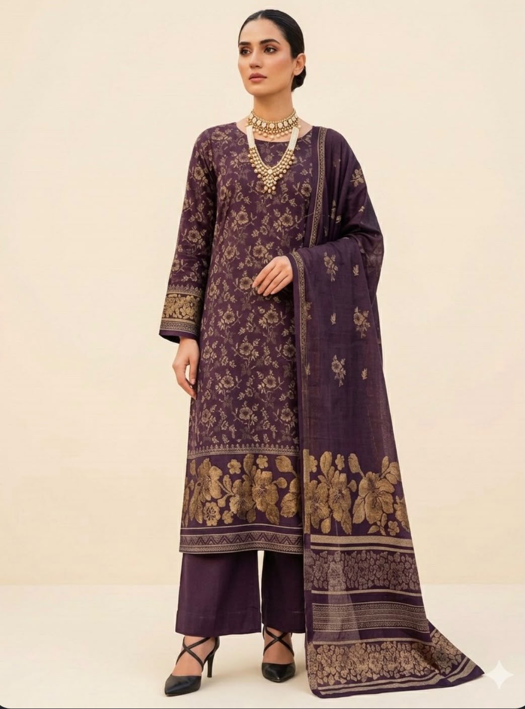 PERSIAN WOOL WINTER 3PC SUIT (LPW-05)