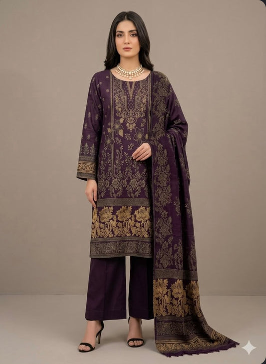 PERSIAN WOOL WINTER 3PC SUIT (SH-06)