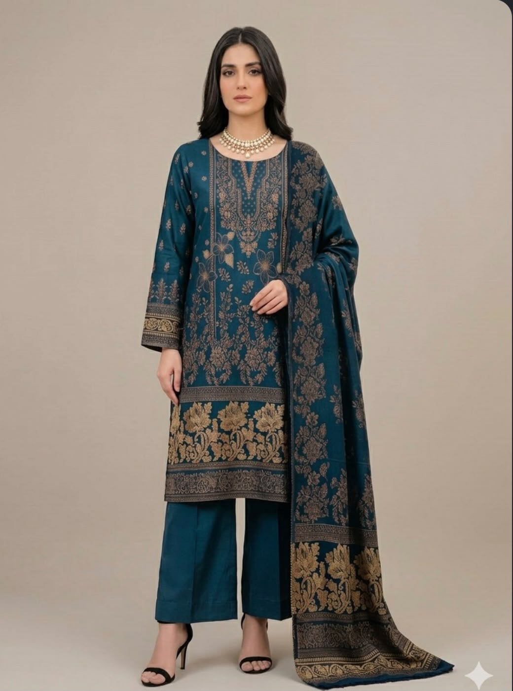 PERSIAN WOOL WINTER 3PC SUIT (SH-01)
