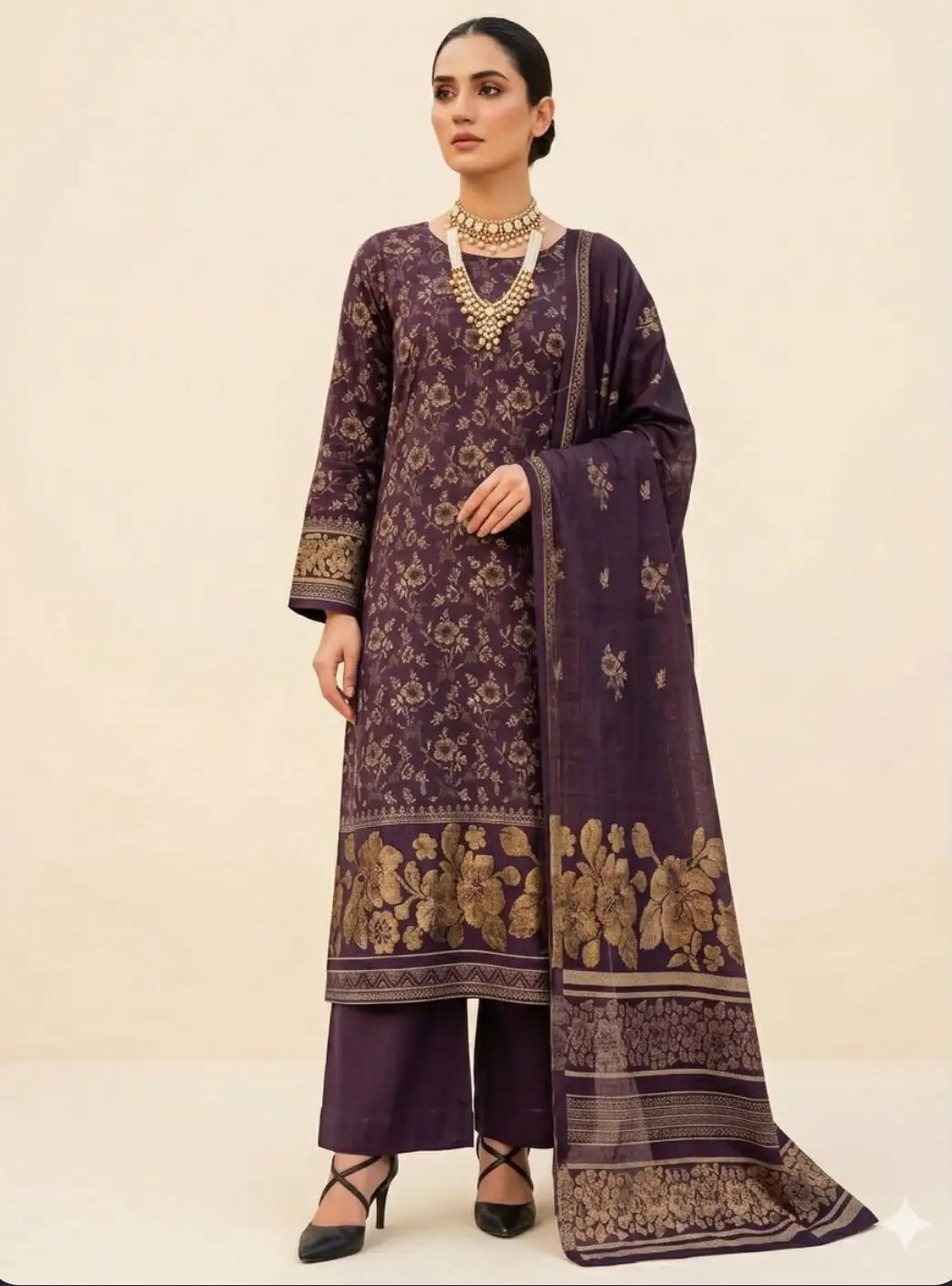PERSIAN WOOL WINTER 3PC SUIT (LPW-05)