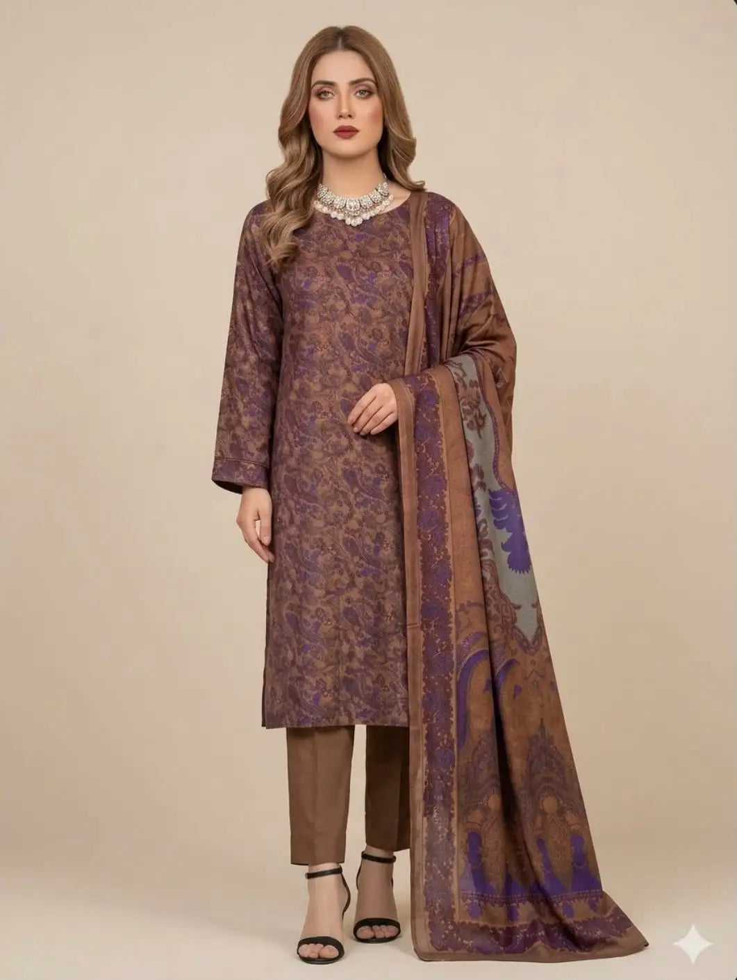 PRINTED PERSIAN WOOL PREMIUM QUALITY 3PC (PW-04)