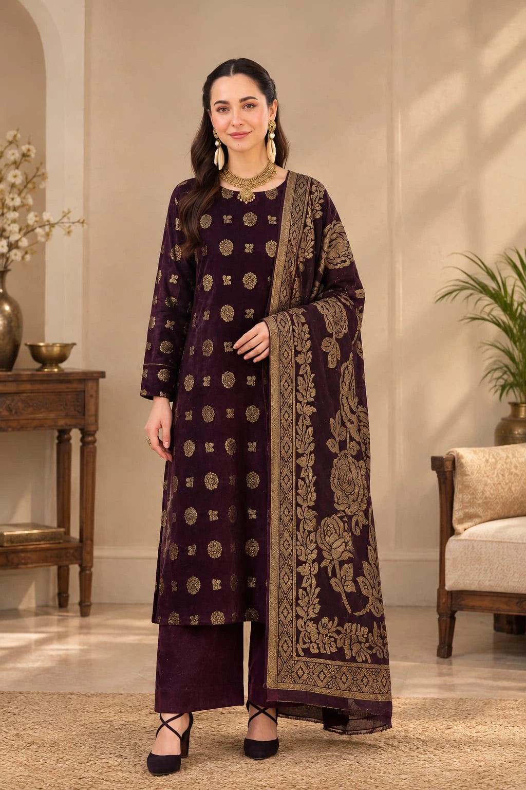 Persian Palachi wool 3pc D-02