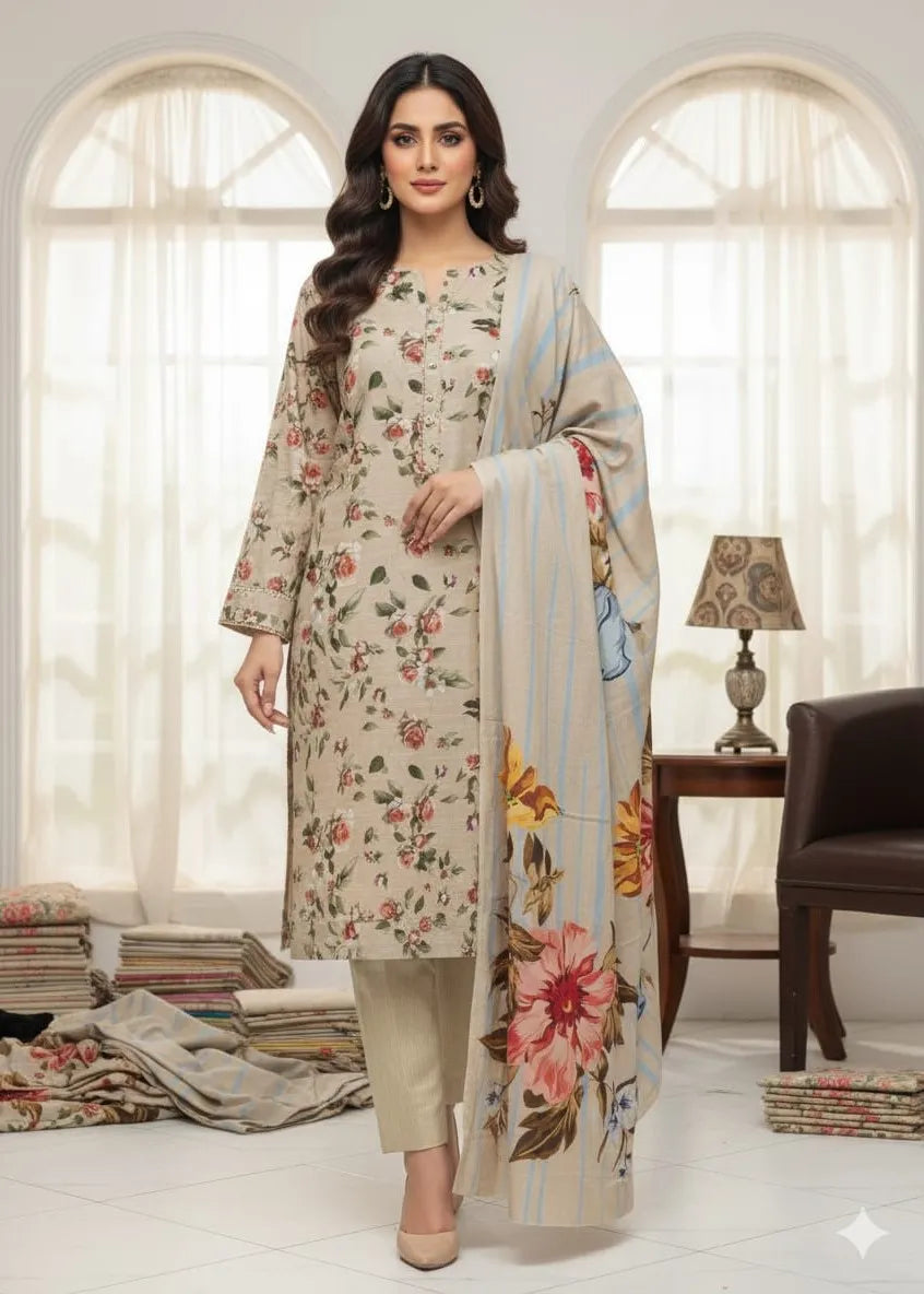 PRINTED MARINA SUIT 3PC PD-05