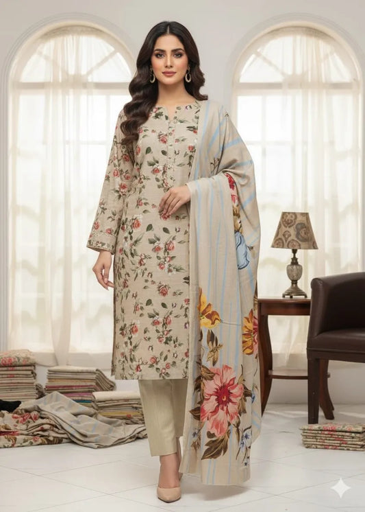 PRINTED MARINA SUIT 3PC PD-05