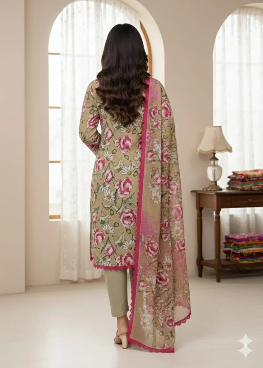 PRINTED MARINA SUIT 3PC PD-09