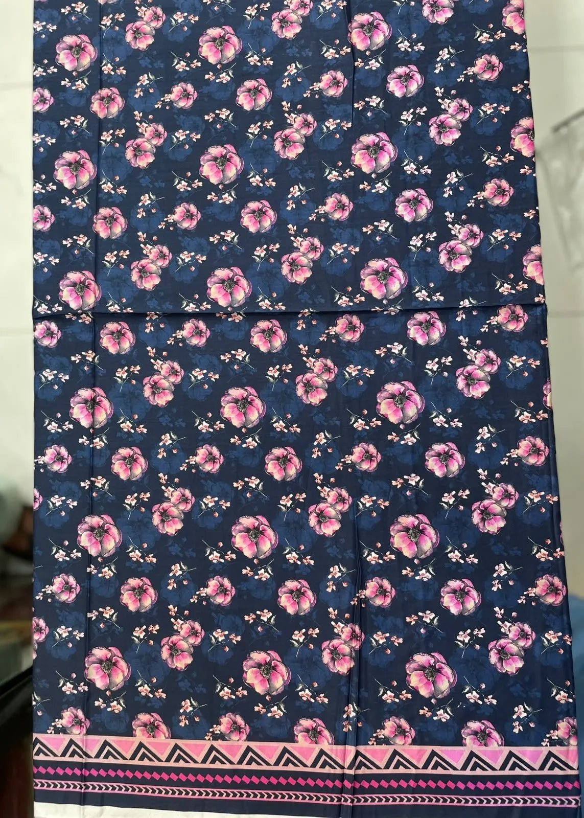 VISCOSE LINEN DIGITAL PRINTED SUIT 3 PIECE UNSTITCHED D-26