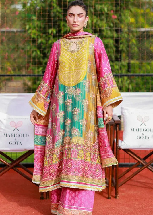 ANSAB JAHANGIR SILK PRINT