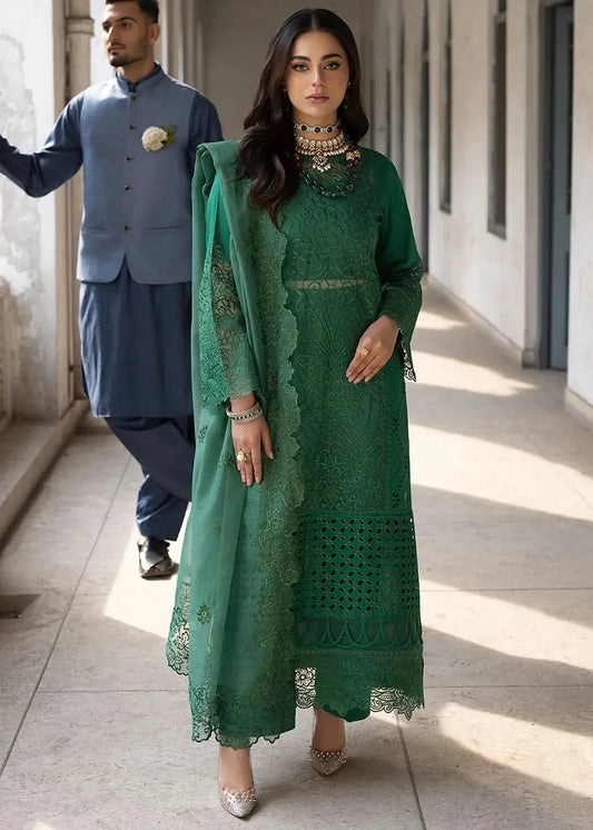 MAHRUKH BY MAHNUR SUMMER LUXURY LAWN COLLECTION VOL-II D-03 | ✅ 100% Original