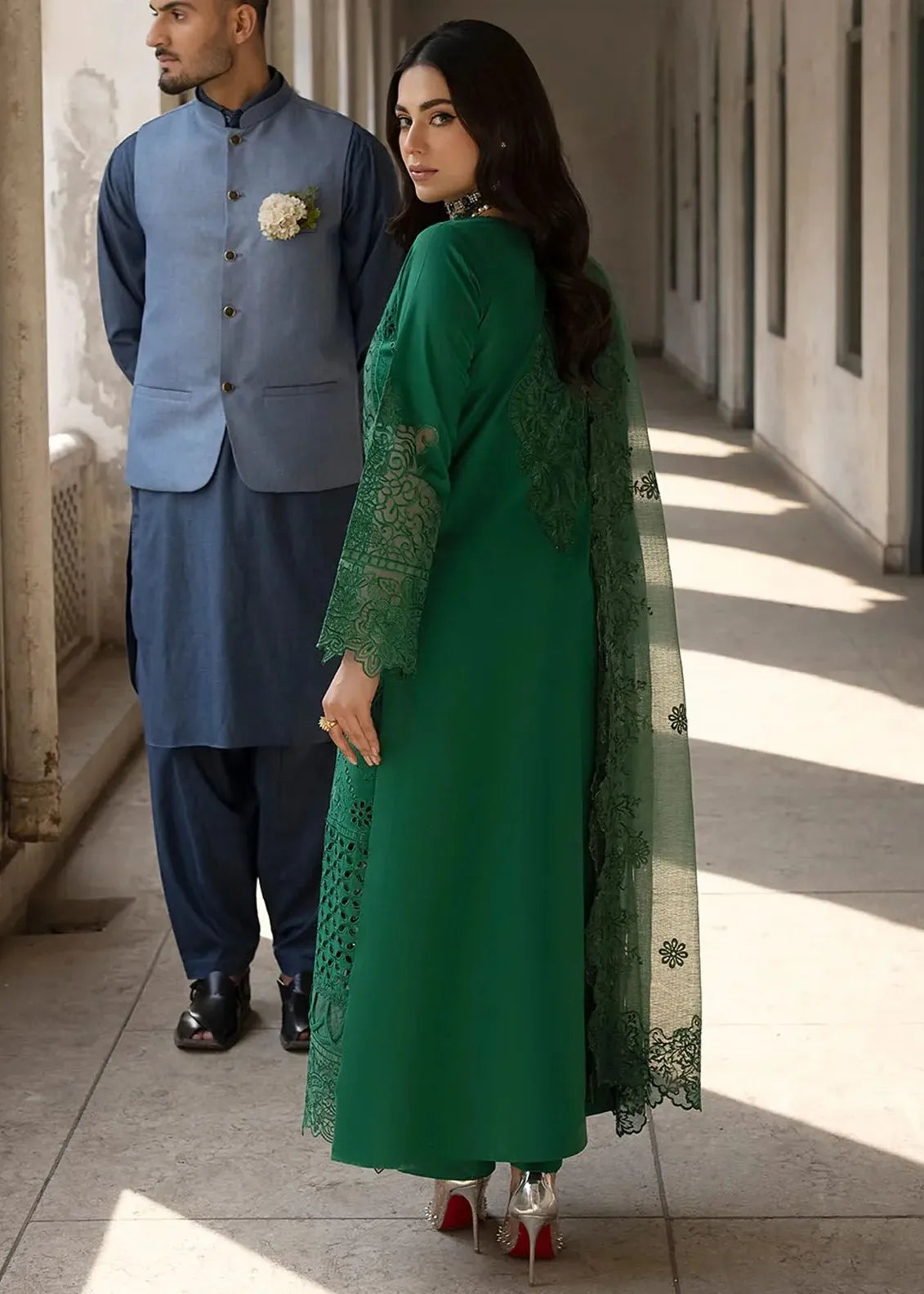 MAHRUKH BY MAHNUR SUMMER LUXURY LAWN COLLECTION VOL-II D-03 | ✅ 100% Original