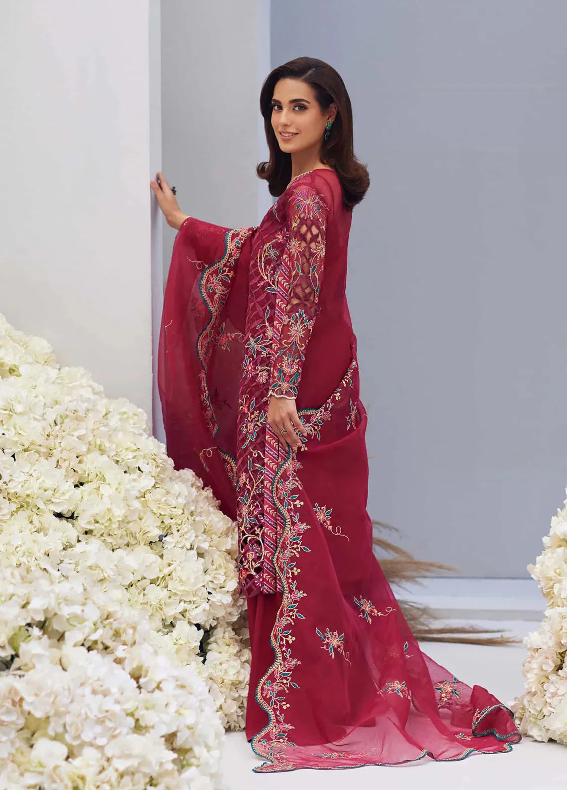 MINA HASAN LUXURY UNSTITCHED HEER | ✅ 100% Original
